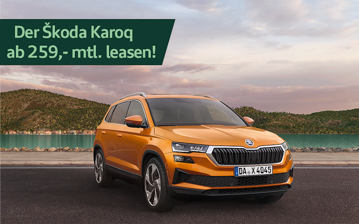 Škoda Leasingaktion – Škoda Karoq Selection 1.5 TSI