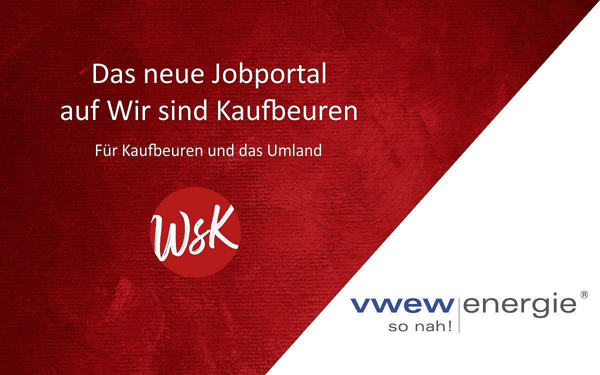 VWEW-energie: aktuelle Stellenangebote im neuen Jobportal von Wir sind Kaufbeuren