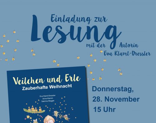 Lesung für Kinder zur Adventszeit: Autorin Eva Klamt-Dressler in Kaufbeuren und Neugablonz
