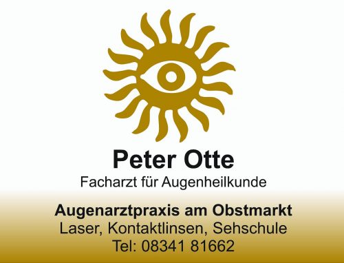 Augenarztpraxis Peter Otte: wegen Osterurlaub vom 07.04. – 10.04.26 geschlossen