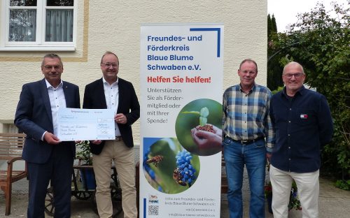HypoVereinsbank Kaufbeuren spendet zum 20. Mal an Blaue Blume Schwaben e.V.