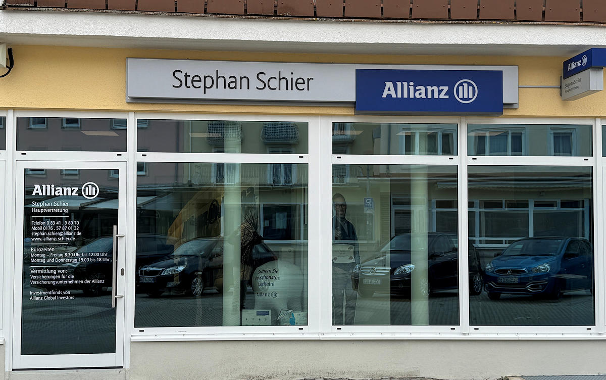 Neuer Standort in Neugablonz: Allianz Hauptvertretung Stephan Schier jetzt am Neuen Markt