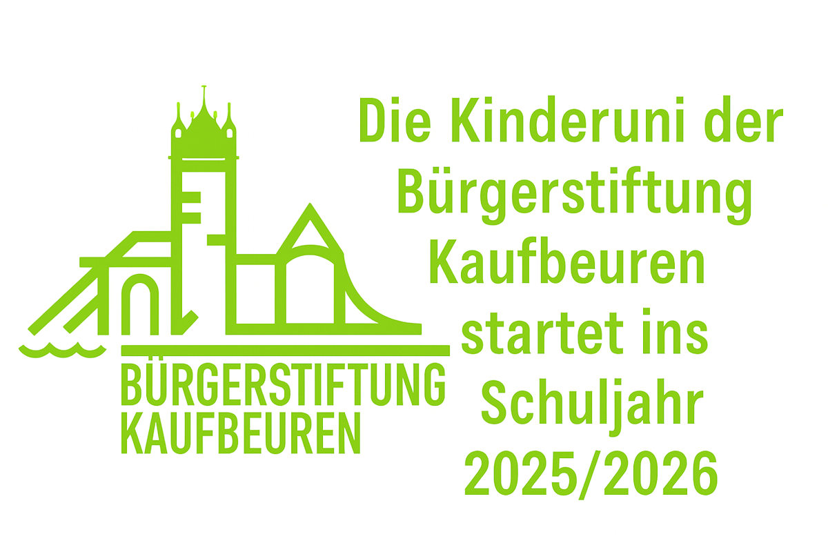 Neugier wecken, Wissen entdecken: Die Kinderuni der Bürgerstiftung Kaufbeuren startet ins Schuljahr 2025/2026