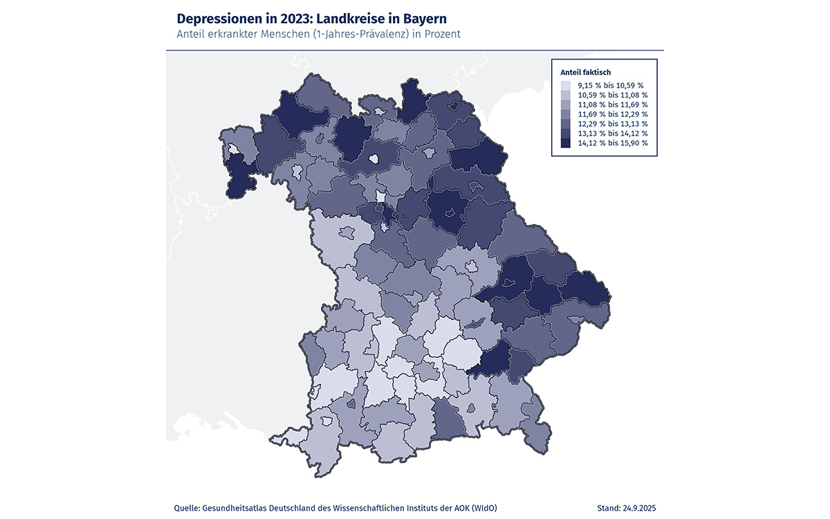 Jede achte Person betroffen: Psychische Erkrankungen nehmen in der Region zu
