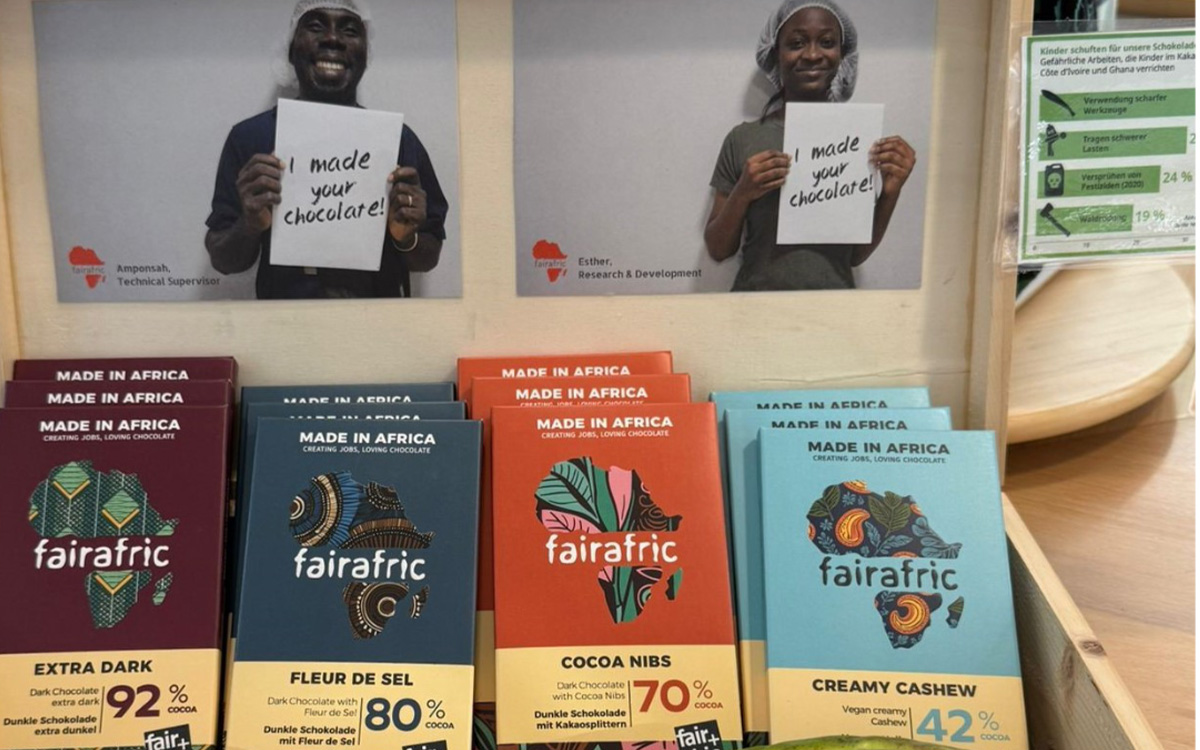 Neues aus dem Weltladen: „Die wahrscheinlich fairste Schokolade der Welt.“