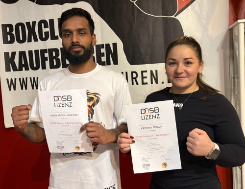 Erfolgreiche Trainerausbildung – Boxclub Kaufbeuren hat zwei neue lizensierte Übungsleiter