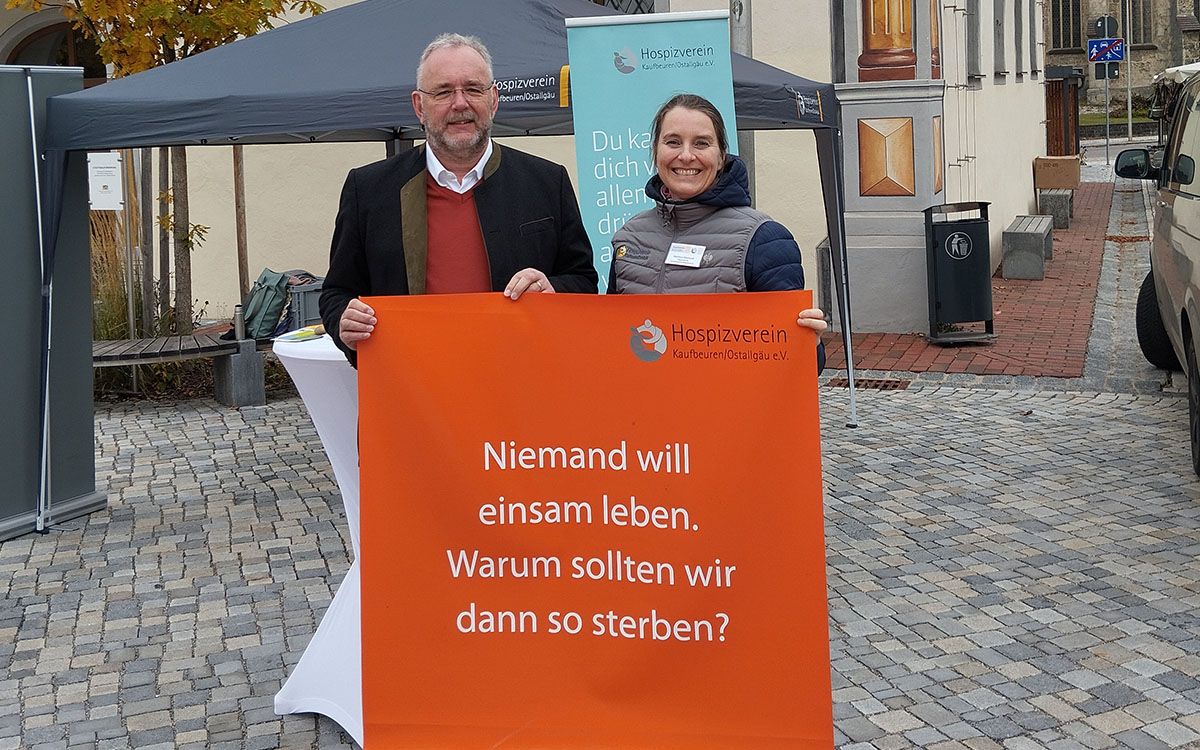 Würde bis zum letzten Moment: Hospizverein informiert beim Herbstmarkt in Obergünzburg