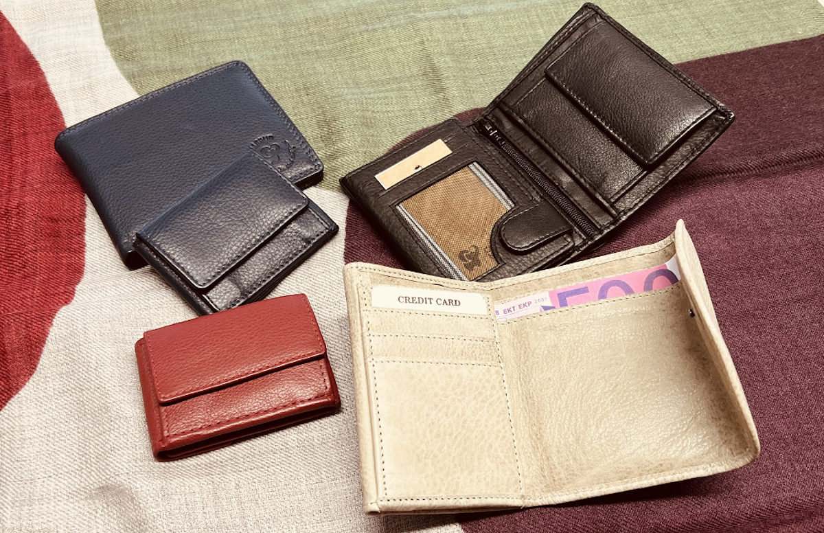 Neues aus dem Weltladen Kaufbeuren: Geldbörsen und Lederwaren aus Indien und Nepal