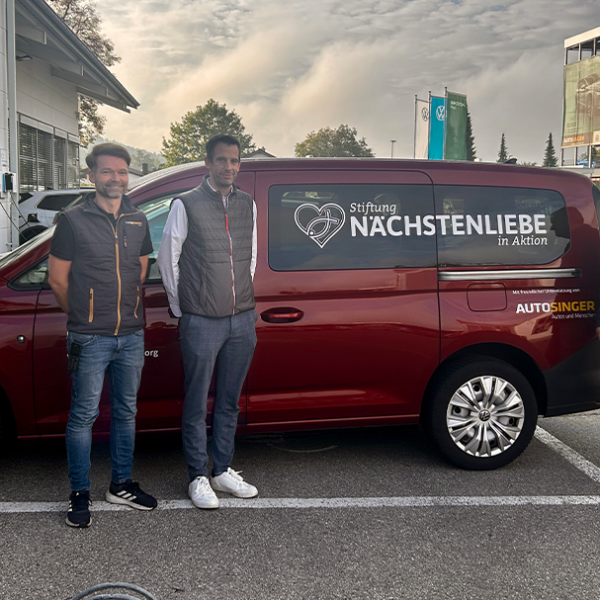 Auto Singer unterstützt Stiftung „Nächstenliebe in Aktion“