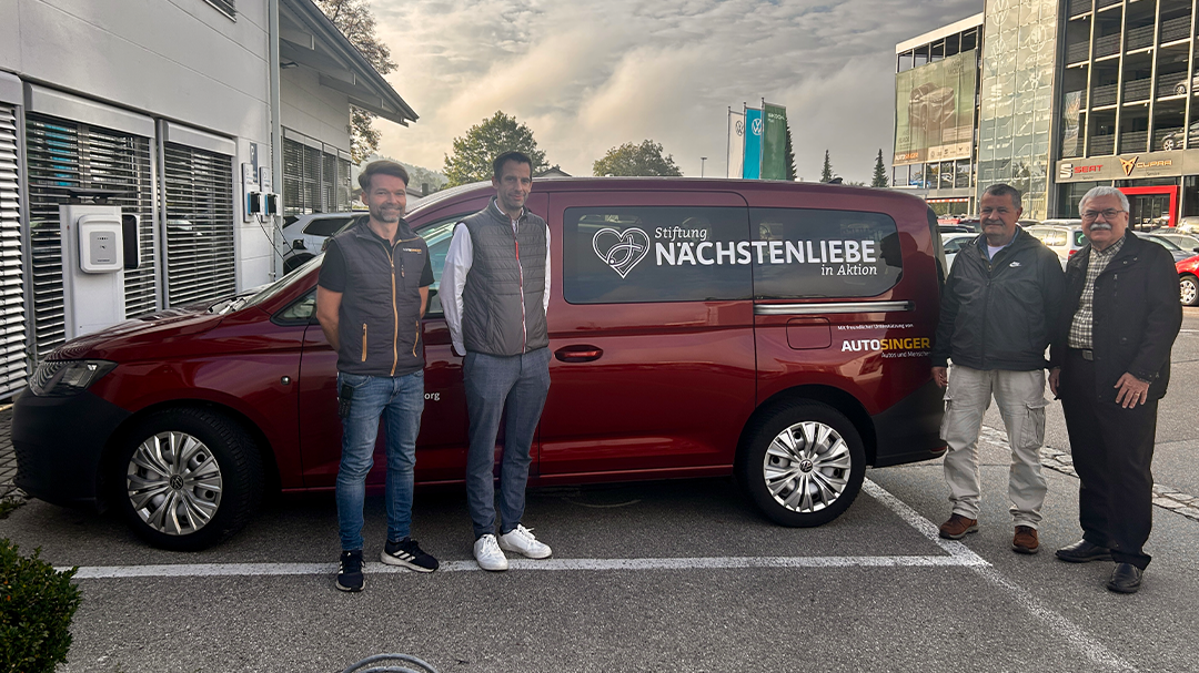 Auto Singer unterstützt Stiftung „Nächstenliebe in Aktion“