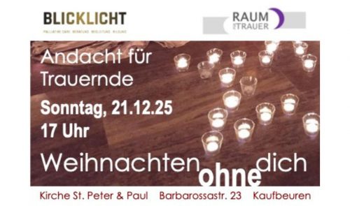 Weihnachten ohne Dich – Andacht für Trauernde