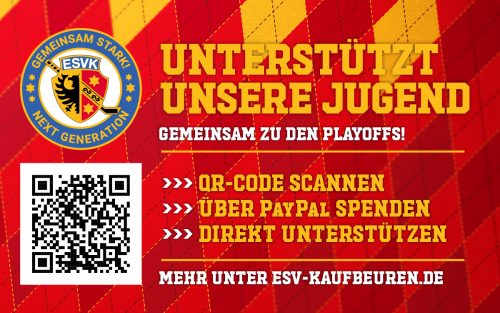 Unterstützt die ESVK-Jugend – Gemeinsam zu den Playoffs!