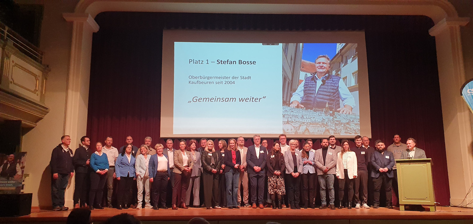 Was war denn das? Kaufbeurer CSU überrascht zum Wahlkampfauftakt