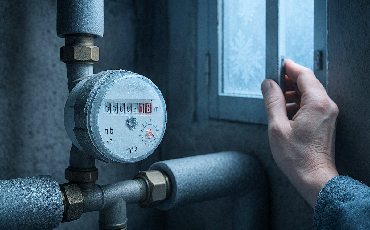 Wasserzähler vor Frost schützen – so vermeiden Sie Schäden