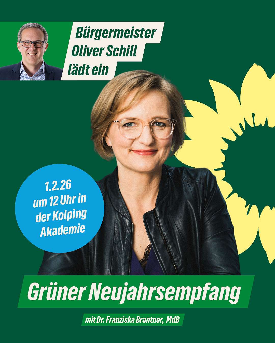 Grüner Stadtverband lädt zum Neujahrsempfang ein – Franziska Brandtner MdB zu Gast in Kaufbeuren