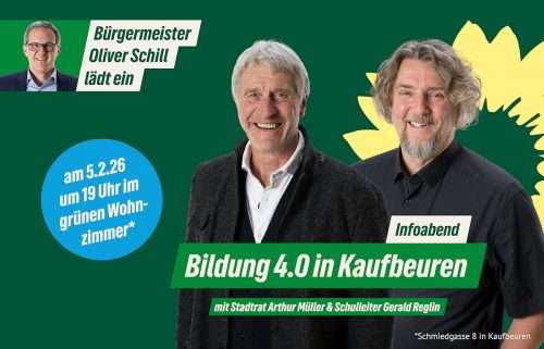 Bildung 4.0: Bürgermeister Schill lädt ein zum Dialog über die Zukunft der Bildung in Kaufbeuren