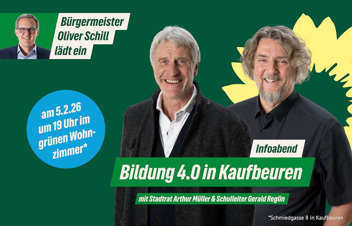 Bildung 4.0: Bürgermeister Schill lädt ein zum Dialog über die Zukunft der Bildung in Kaufbeuren