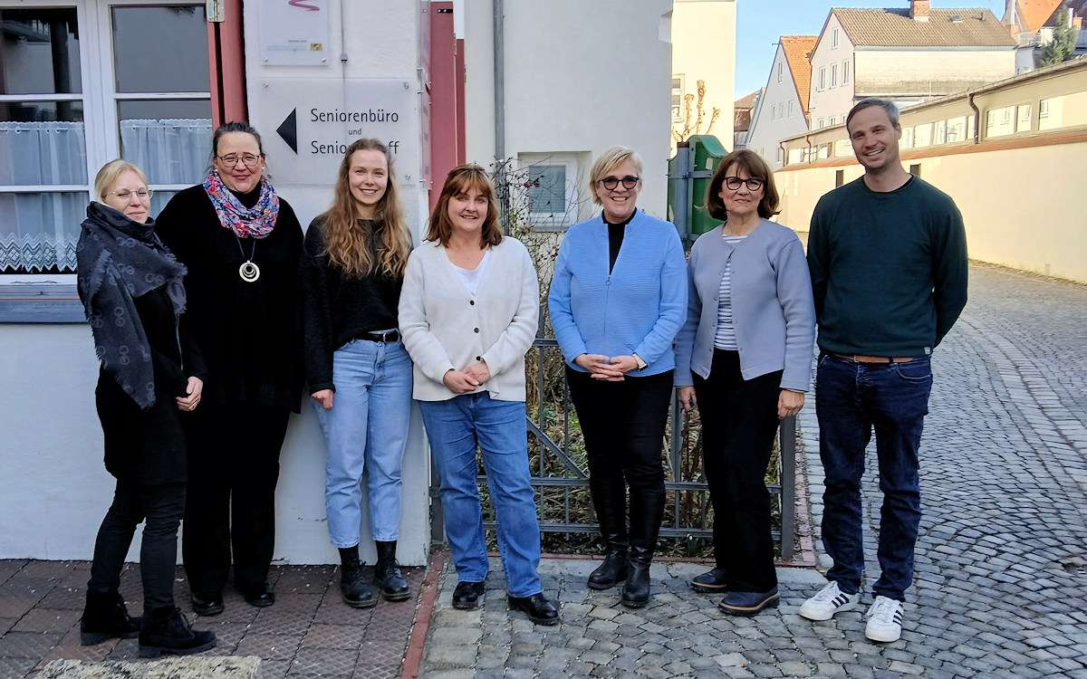 Besuch des Lenkungsgremiums Las Bayern im Seniorenbüro Kaufbeuren