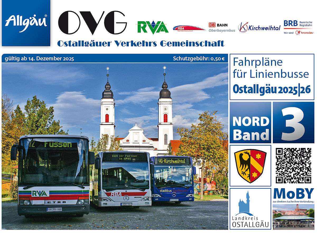 Neue Fahrplanhefte für den Bus in Kaufbeuren und der Region