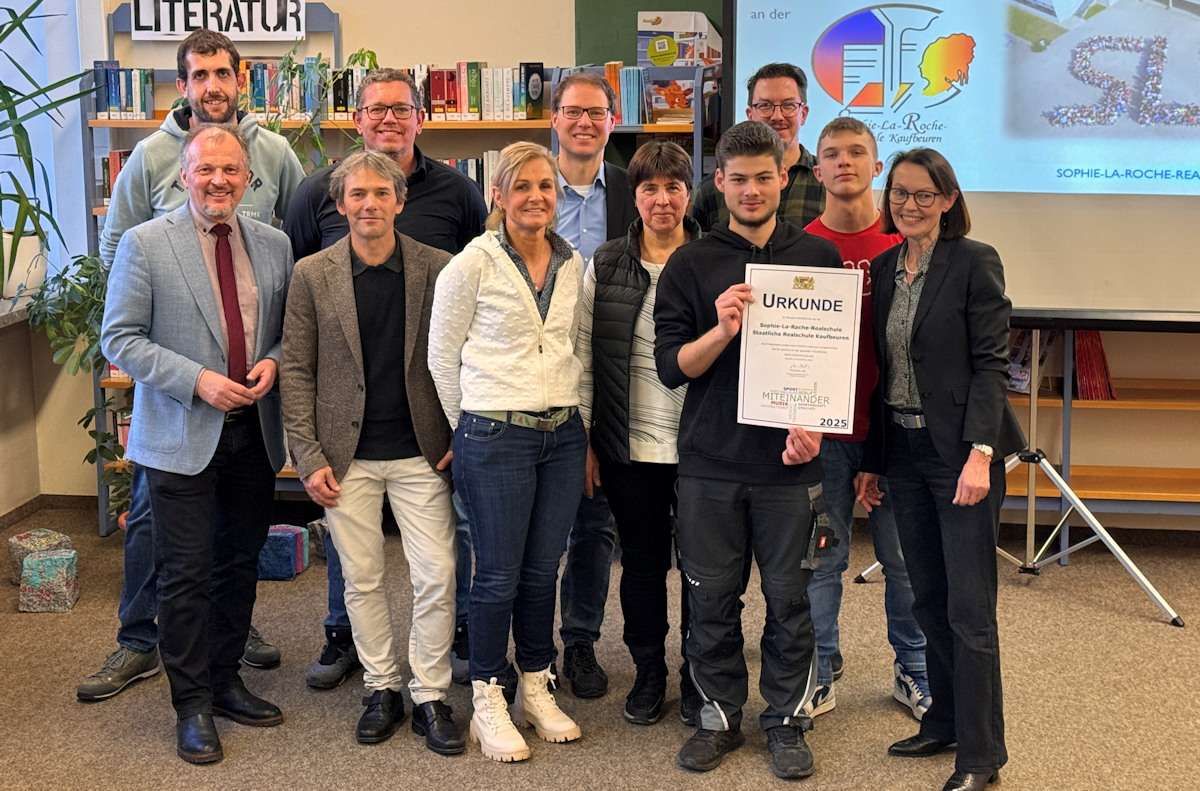 Besondere Auszeichnung für die Sophie-La-Roche-Realschule