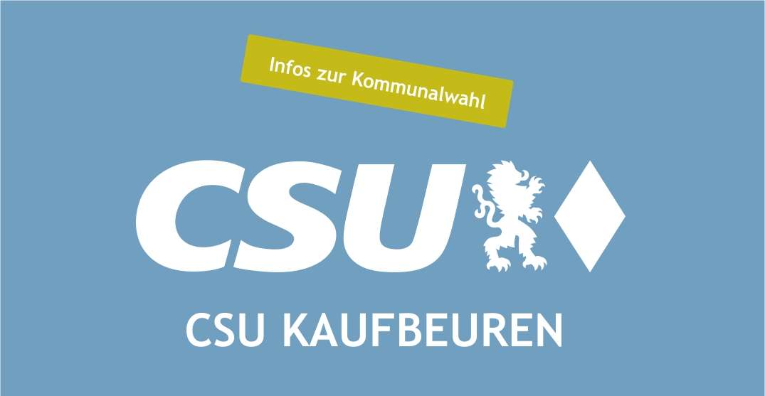Infostände der CSU Kaufbeuren am 5.2. und am 7.2.2026 sowie auf der Bauplus