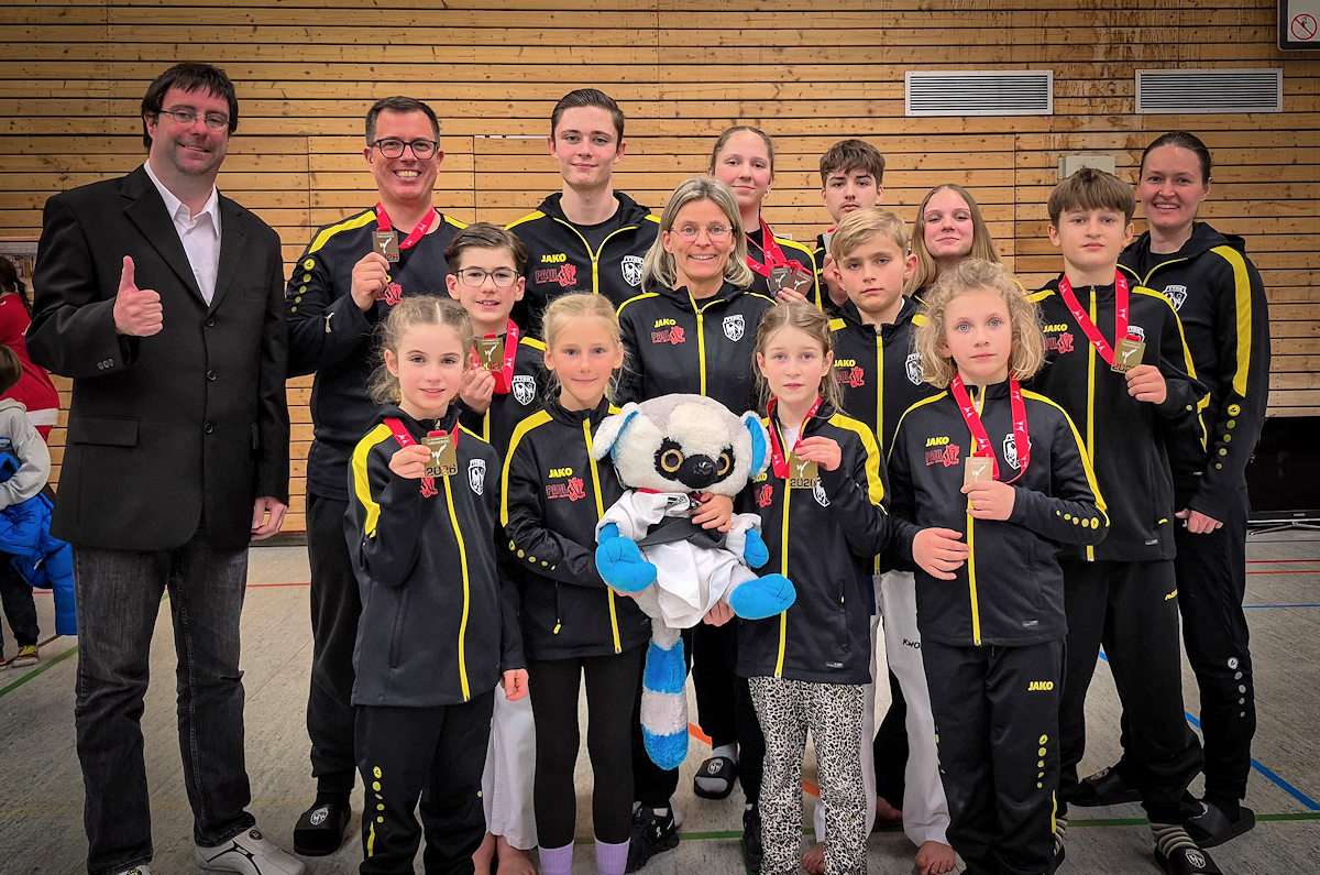 16. Neubiberg Cup 2026: 4x Gold, 2x Silber und 2x Bronze für das Talentteam des Taekwondo Team Buron Kaufbeuren