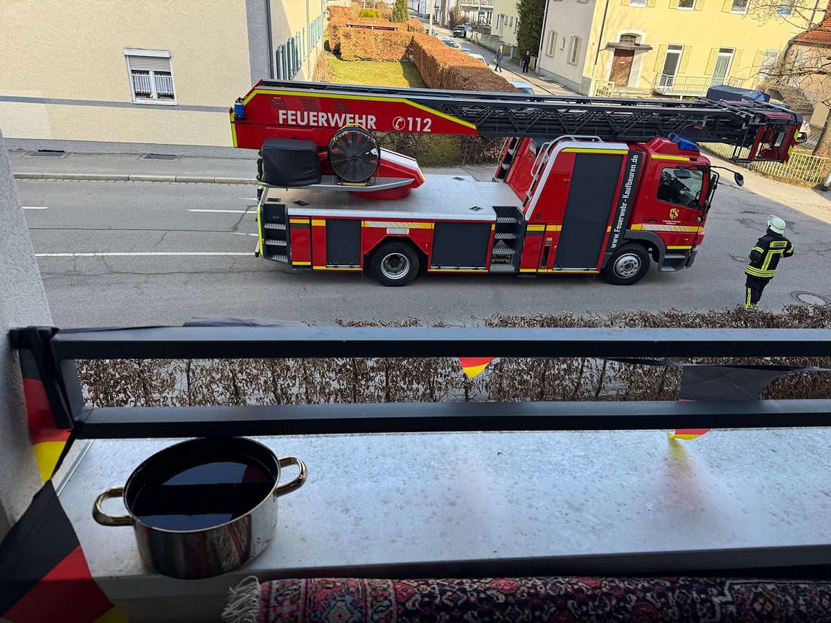Rauchentwicklung in Seniorenwohnanlage in Kaufbeuren sorgt für Feuerwehreinsatz