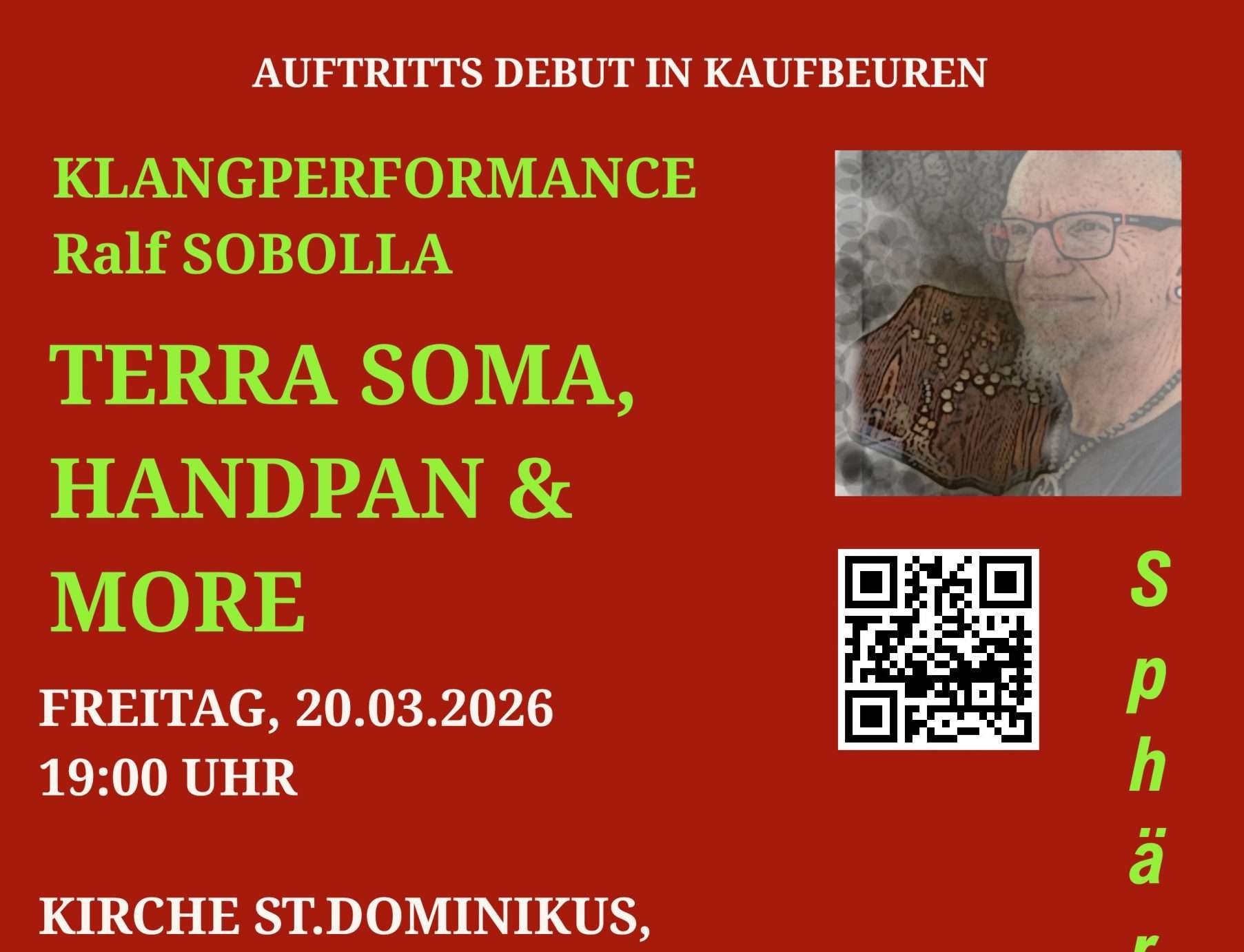 Klangräume jenseits des Bekannten – Live-Performance mit Soma Terra & Handpan
