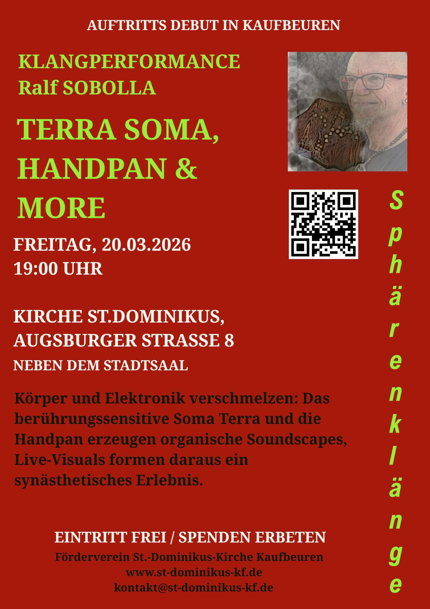Klangräume jenseits des Bekannten – Live-Performance mit Soma Terra & Handpan