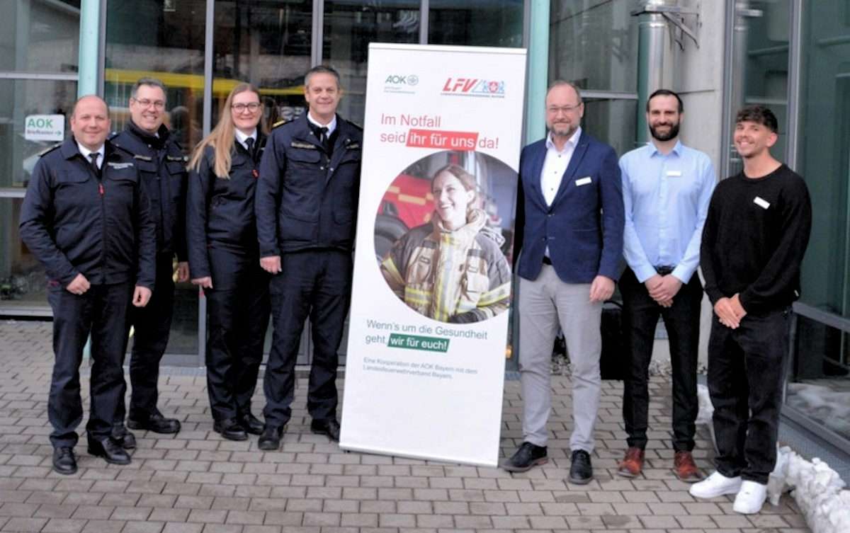Gesundheitskooperation zwischen AOK und regionaler Feuerwehr wird fortgesetzt