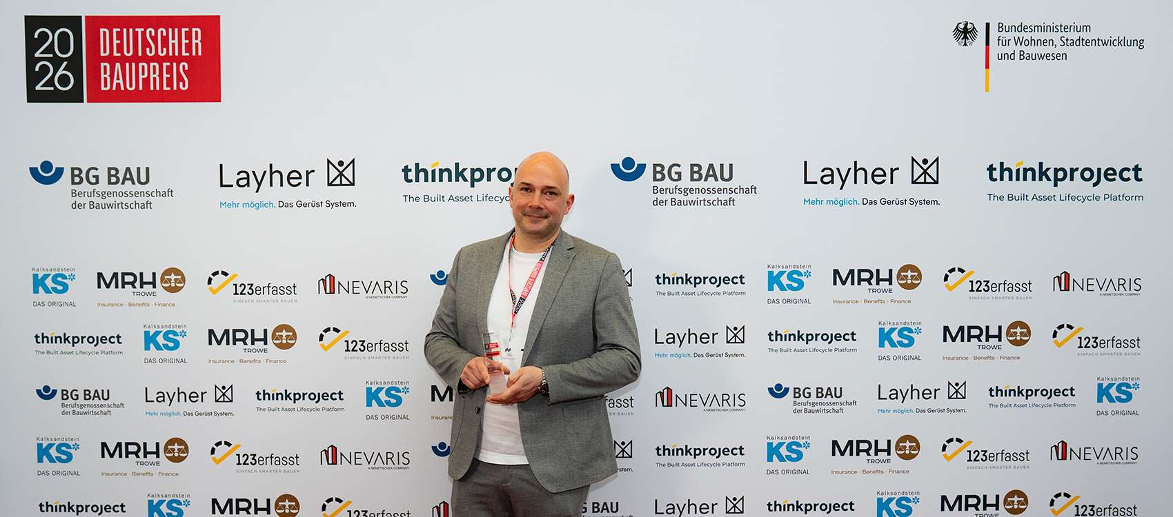 Ernst Höbel GmbH ausgezeichnet mit dem Deutschen Baupreis 2026