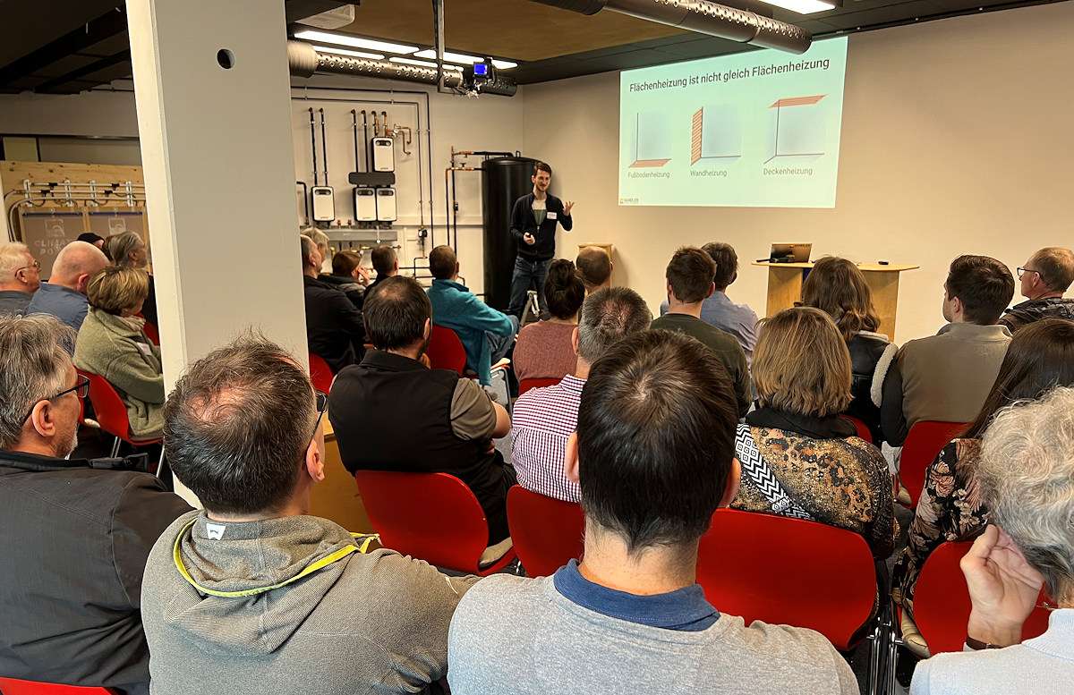 Volles Haus beim EnergieInfoTag von Sandler Energie für Gebäude