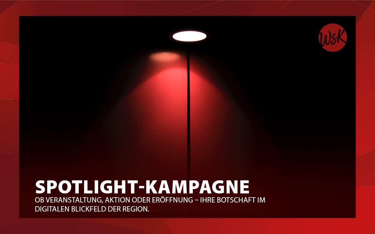 Die Spotlight-Kampagne von Wir sind Kaufbeuren bringt Veranstaltungen gezielt ins digitale Blickfeld