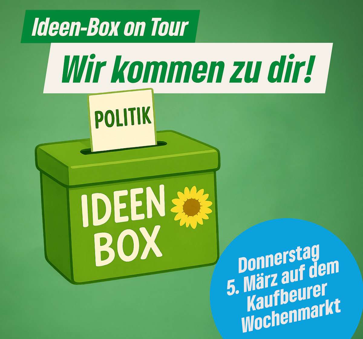 Altstadt Kaufbeuren – Donnerstag, 5.3.2026: Ideen-Box on Tour