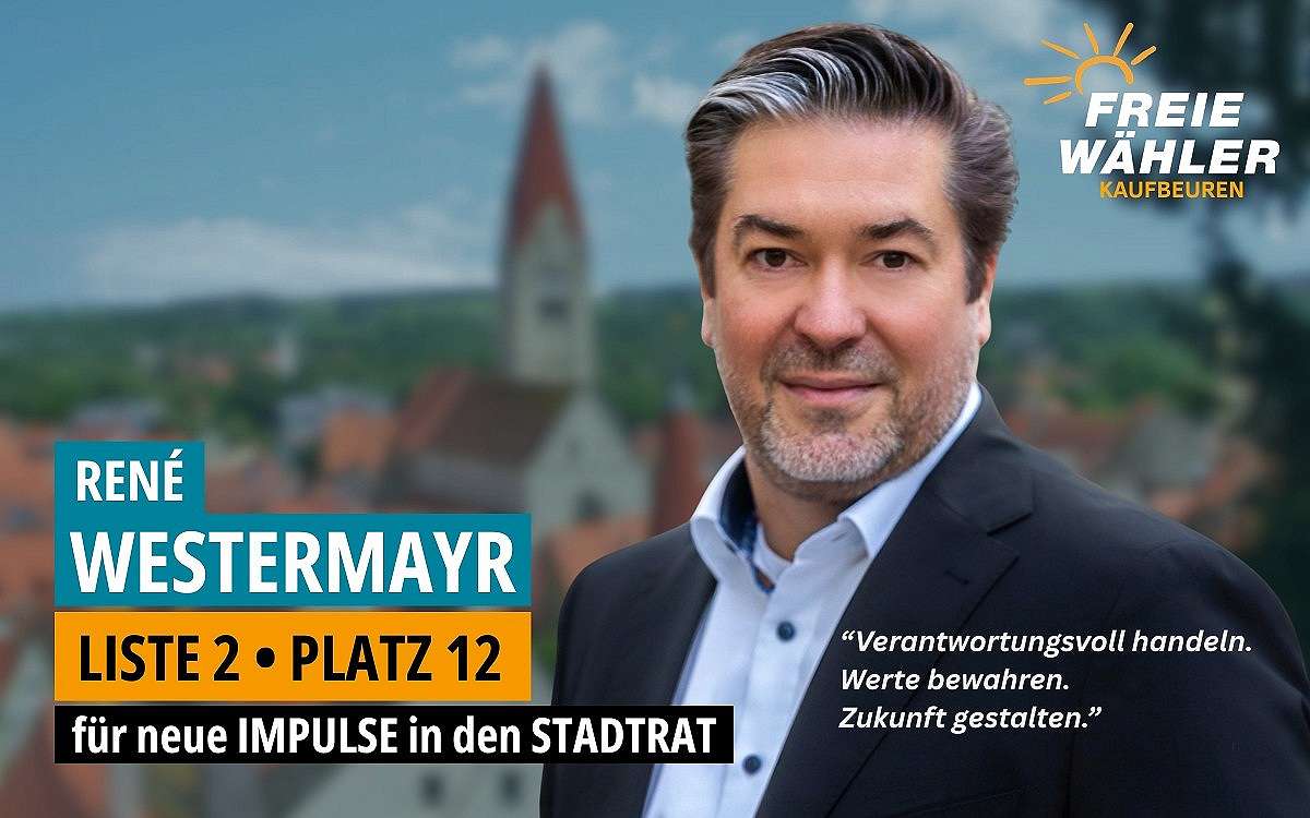 Wahlkampfendspurt in Kaufbeuren: René Westermayr sucht das direkte Gespräch