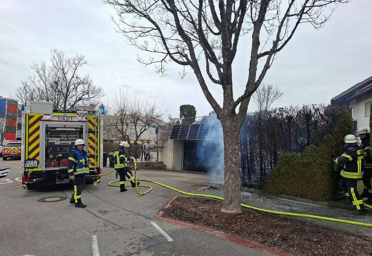 Mehrere Einsätze innerhalb weniger Stunden: Feuerwehr Kaufbeuren im Dauereinsatz