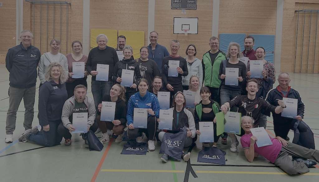 Erfolgreicher BLSV-Lehrgang für Übungsleiter C-Lizenz im Breitensport für Erwachsene