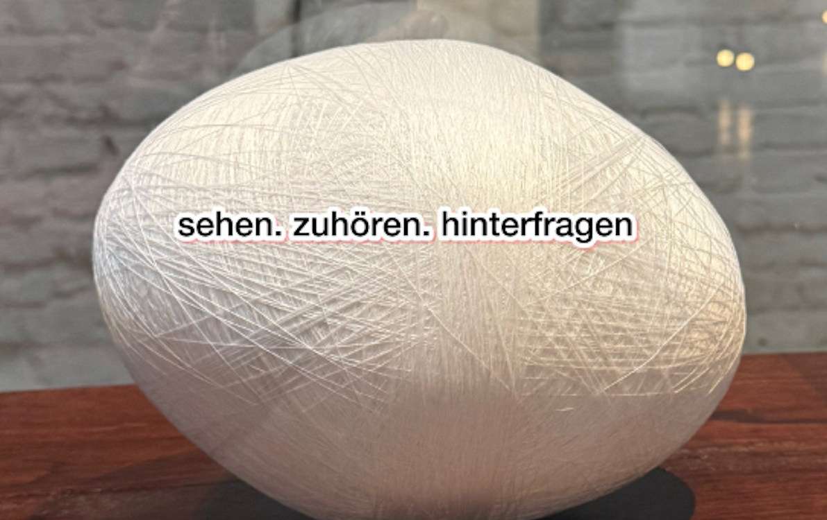 Das KUNSTgespräch im Weltladen Kaufbeuren. Sehen.Zuhören.Hinterfragen. Am 06.05.2026