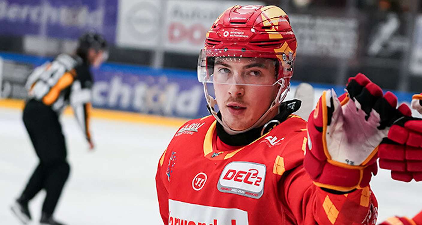 Die Nummer neun bleibt: Max Oswald hält dem ESV Kaufbeuren die Treue