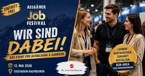Wir sind Kaufbeuren beim Job Festival dabei