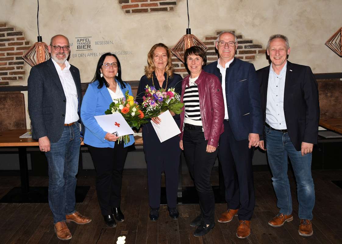 BRK Ostallgäu: Besuch der neuen Verbandsspitze und besondere Ehrungen für langjähriges Engagement