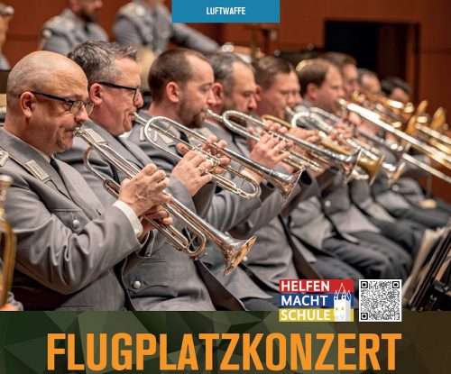 Flugplatzkonzert am 30.06.2026 im Fliegerhorst Kaufbeuren: Musik, Begegnung und Hilfe für den guten Zweck