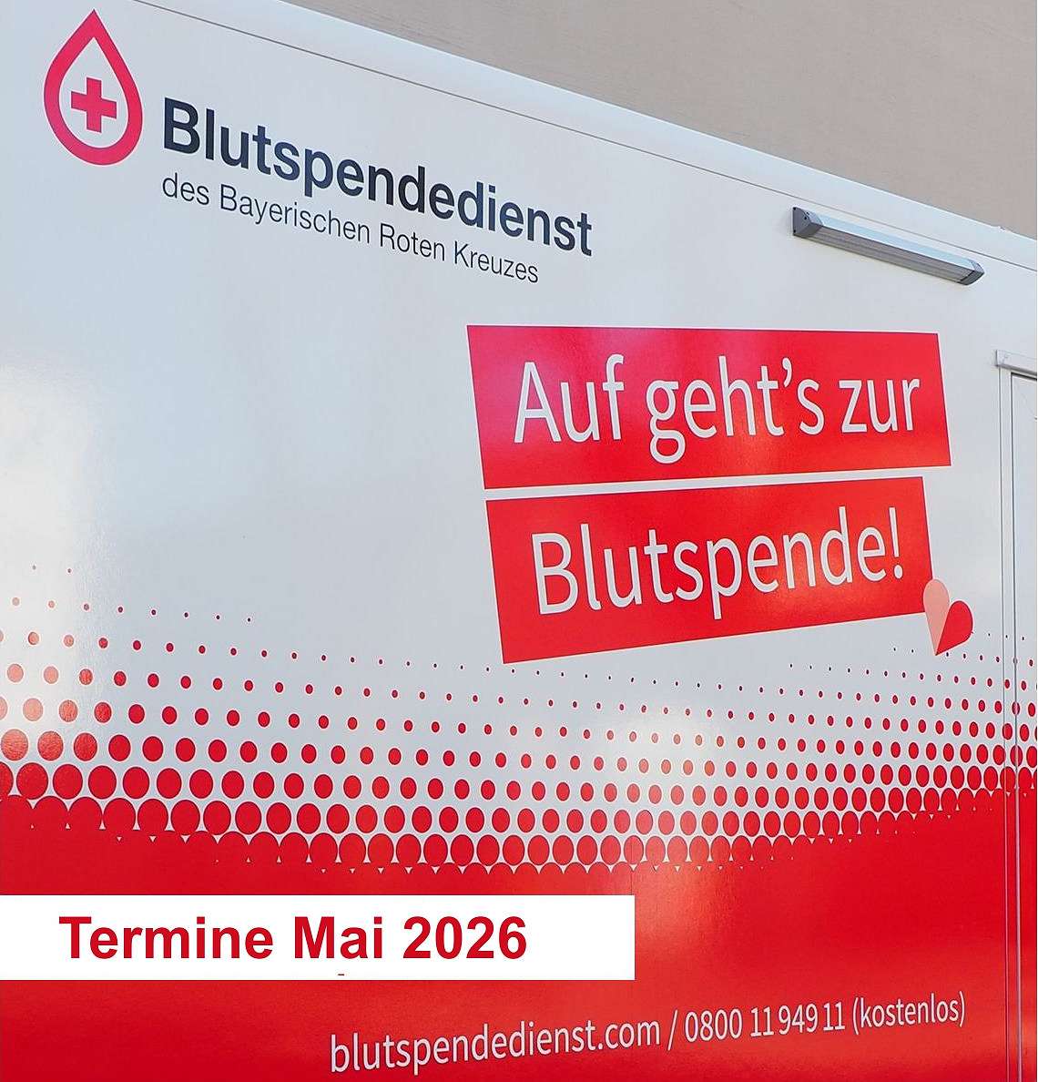 Die Blutspendetermine im Mai 2026 im Ostallgäu