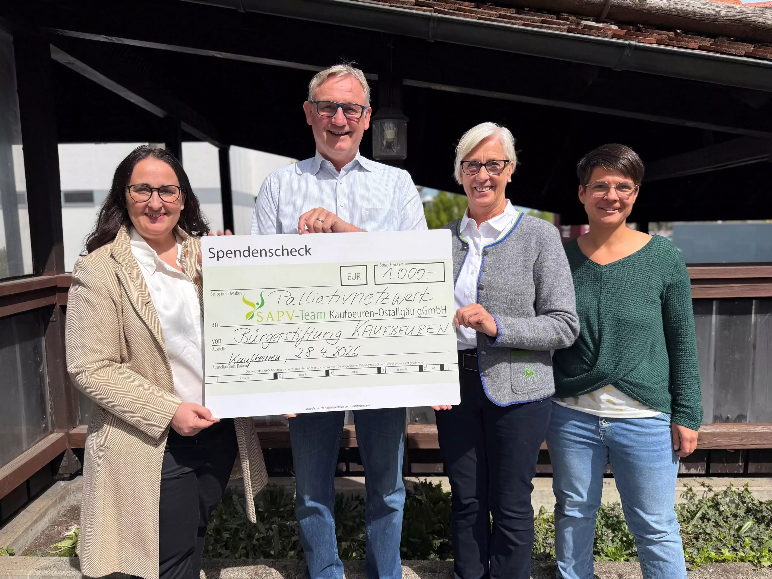 Palliativnetzwerk Kaufbeuren-Ostallgäu erhält wertvolle Unterstützung