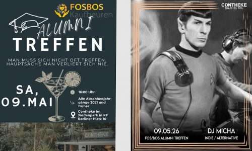 Alumni-Treffen in der Contheke: Ehemalige der FOSBOS Kaufbeuren kommen am 9. Mai zusammen