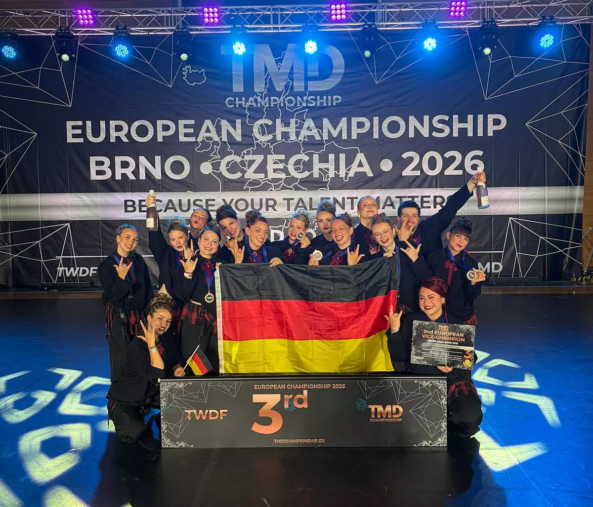 Tanzgruppe GENTRIX von Dance Soulution gewinnt Bronze bei Europameisterschaft in Brünn