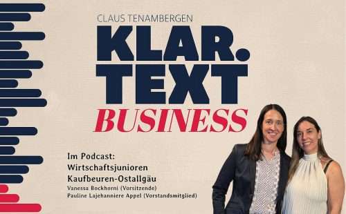 Der neue Podcast Klar.Text Business: Wirtschaftsjunioren Kaufbeuren-Ostallgäu – Menschen, Ideen und starke Verbindungen