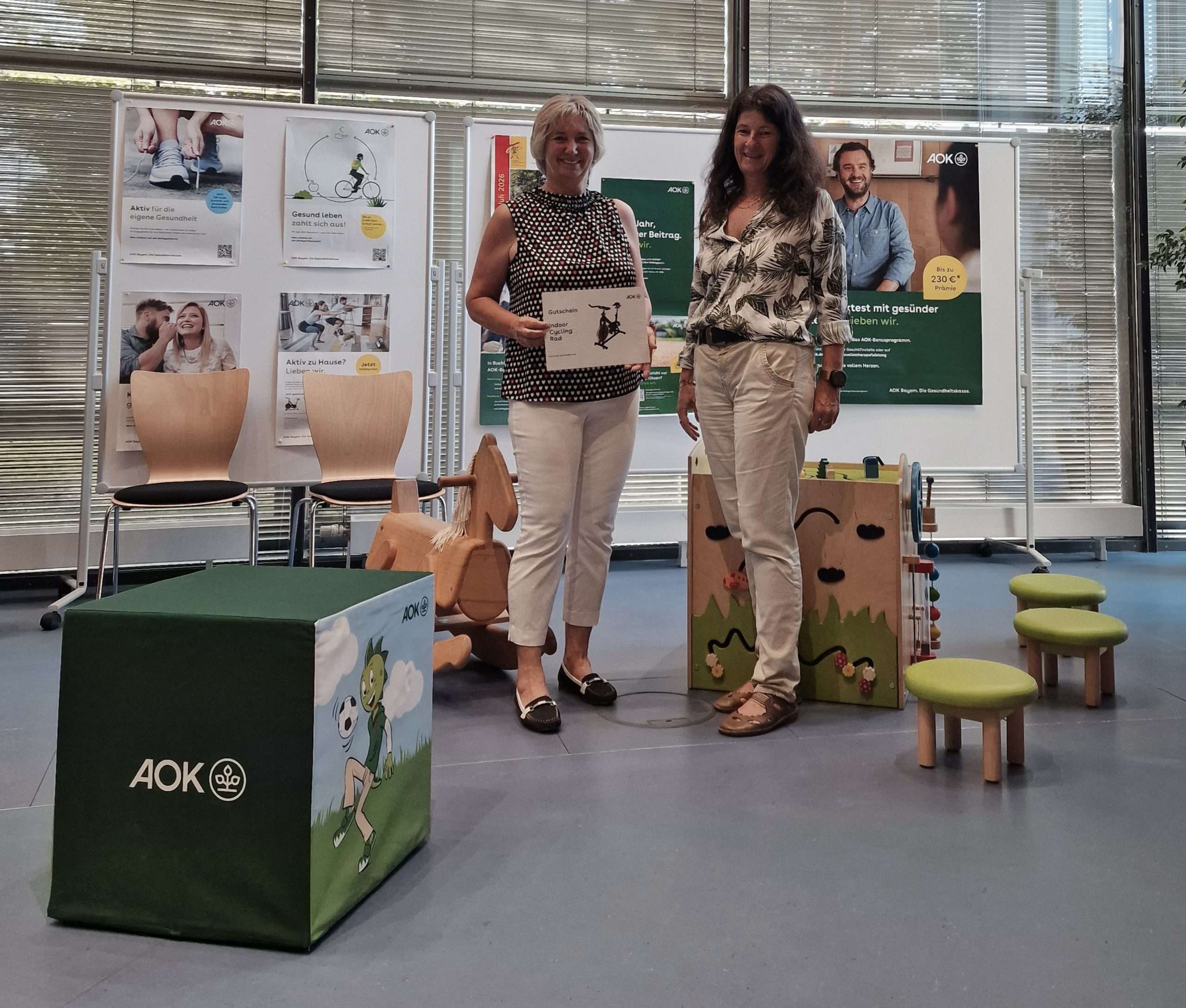 Gewinnerin des AOK-Quartalsgewinnspiels kommt aus Obergünzburg