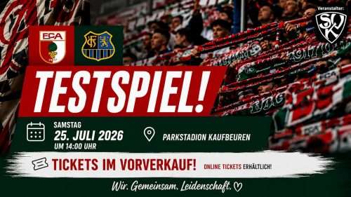Noch Tickets für FC Augsburg gegen den 1. FC Saarbrücken erhältlich