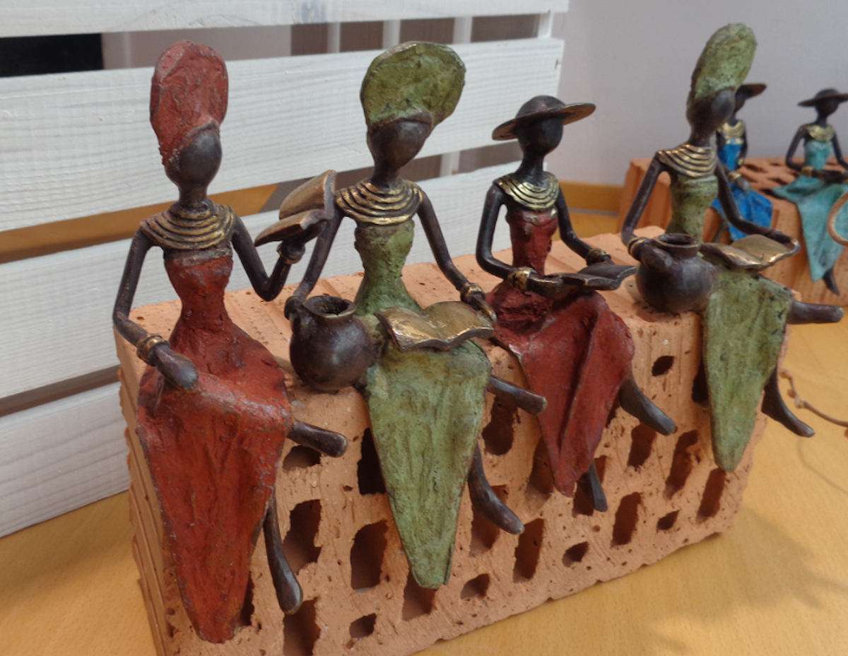 Neues aus dem Weltladen Kaufbeuren: Bronze-Skulpturen aus Burkina Faso